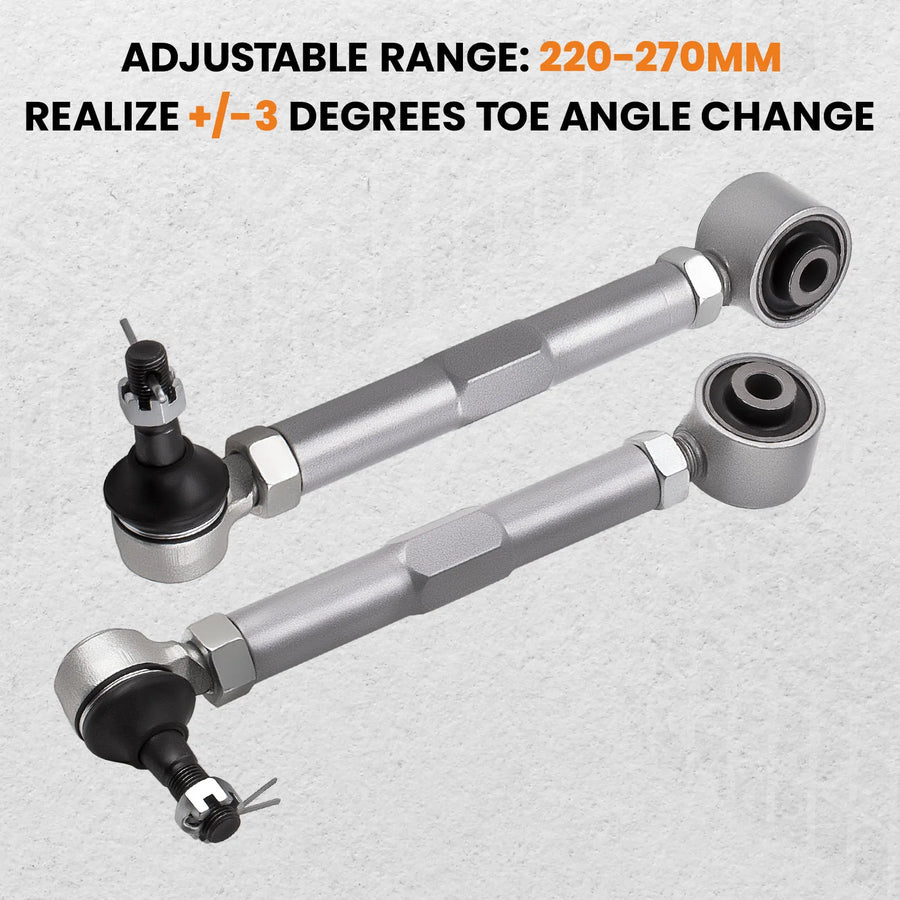 Pair Adjustable Rear Toe Control Arms Sets for Lexus 2000-2005