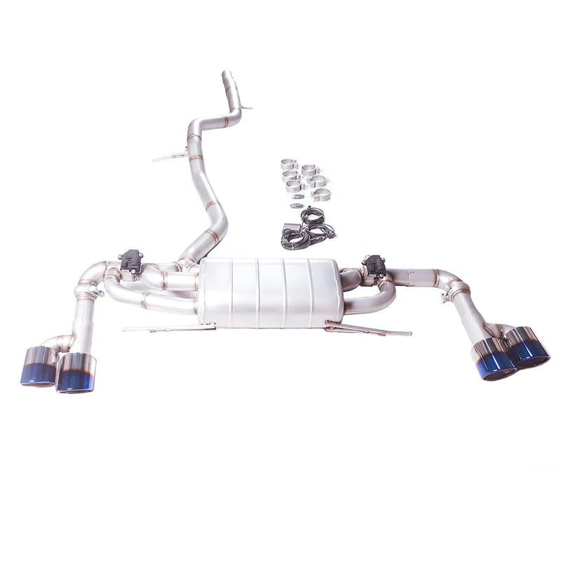 304 Stainless Steel Catback Exhaust System for Audi Q7 2.0T 2016-2024 Valved