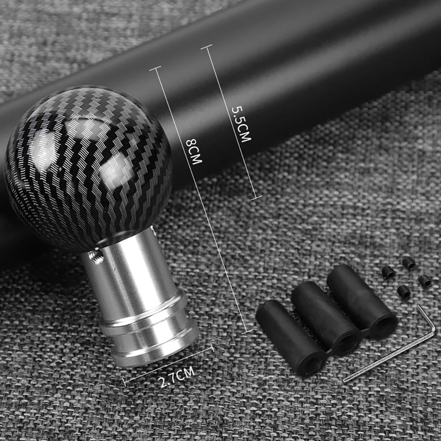 Universal Wood-Grain & Carbon-Fiber Shift Knob