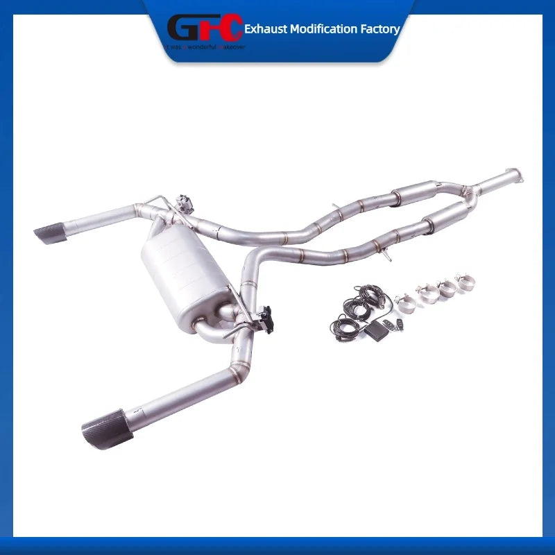 Stainless Steel Valved Cat-Back Exhaust System for Infiniti Q50 2.0T 2014-2024
