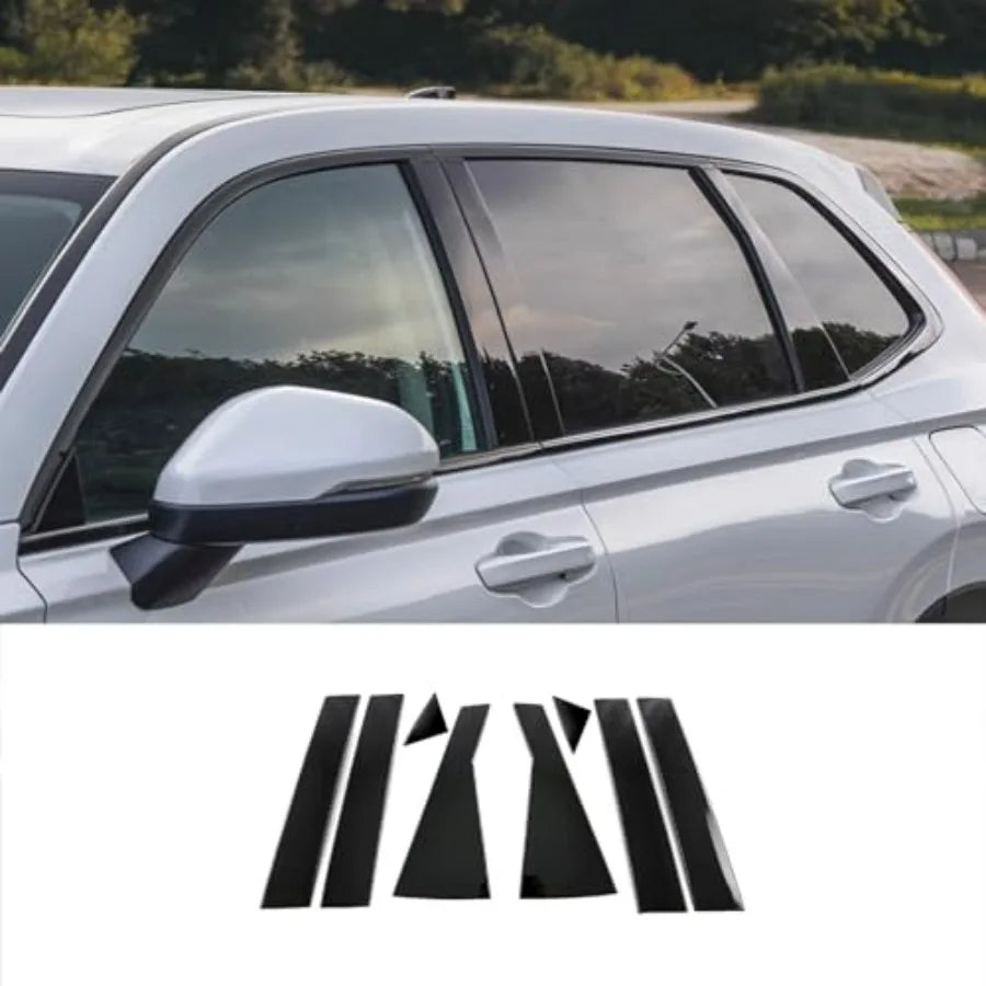 8-Piece Window Pillar Trim Set for Honda CR-V 2023-2026