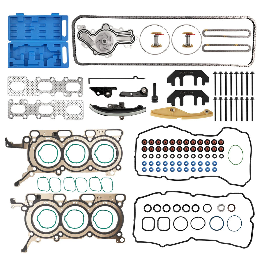 3.5L Timing Chain and Water Pump Kit for 2007–2010 Ford Edge/Taurus X