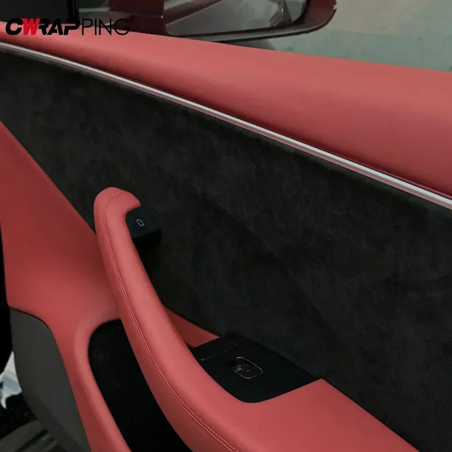 Self-Adhesive Suede-Look Interior Trim Wrap Film