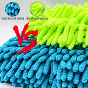 Extra-Thick Chenille Car Wash Mitt, 28 x 20 cm