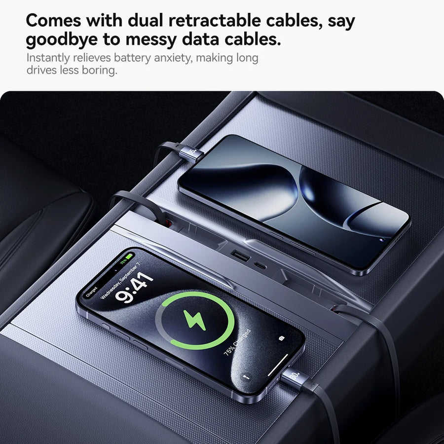 USB Charging Dock for Tesla Model 3/Y Highland and Juniper
