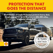 Shell Rotella T4 Triple Protection 15W-40 Diesel Oil, 1 Gallon Case of 3