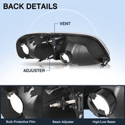 Headlight and Corner Light Set for Ford F-150 1997–2003 – 4-Piece