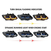 LED Headlight Assembly Set for 2006–2013 BMW E92