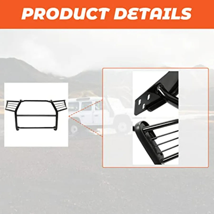 Black Bumper Cover & Grille Kit for 2016–2022 Toyota Tacoma