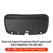 TPE Trunk Sill Guard Plate for Tesla Model 3 Highland and Model Y Juniper