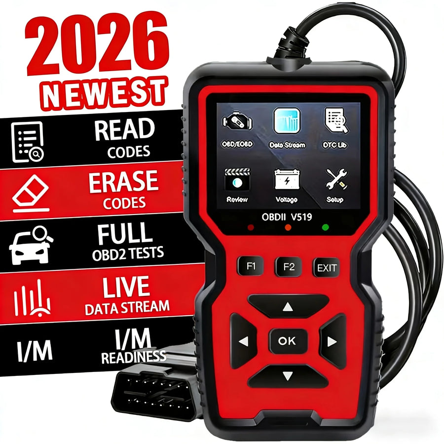 V519 Professional OBD2 Scanner with Live Data and Code Reader