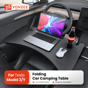 Steering Wheel Laptop and Food Tray for Tesla Model 3, Y, S and X 2018-2025