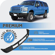 Black Steel Front Bumper for Ford F-250/F-350 Super Duty 2005-2007