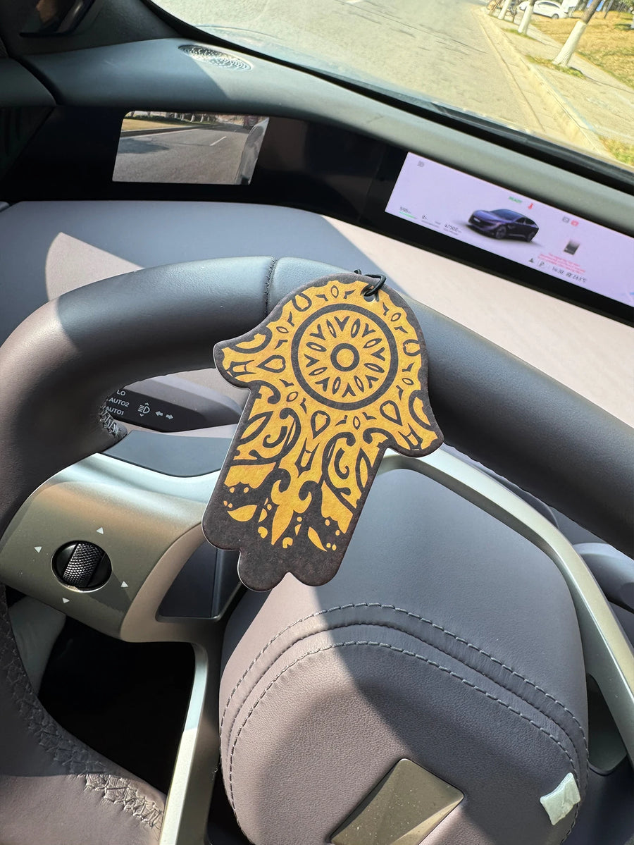 Hamsa Hand, Hand of the Virgin Mary Car Ornament