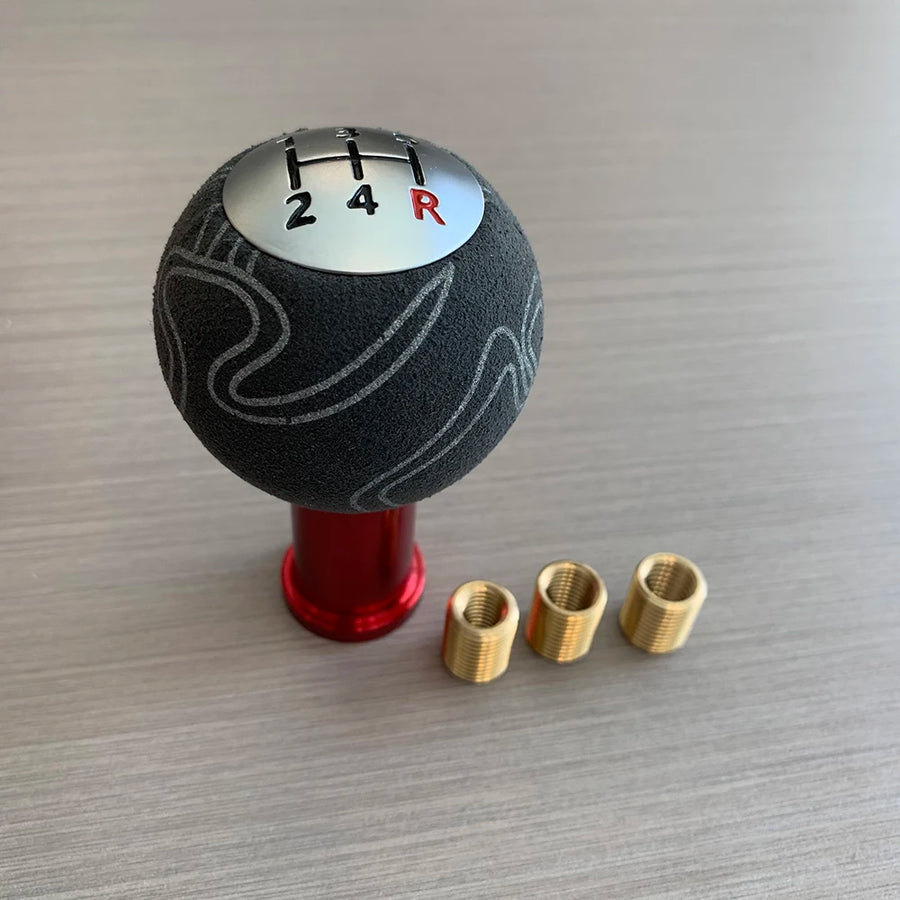 Suede-leather Manual Gear Shift Knob