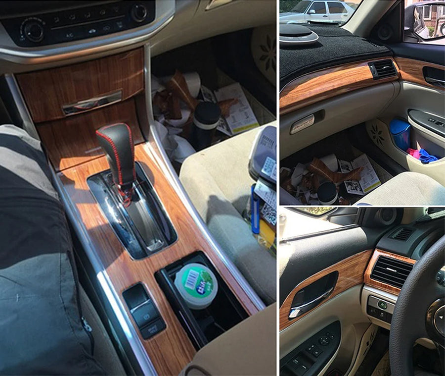 Self-Adhesive Wood-Grain Vinyl Wrap Film