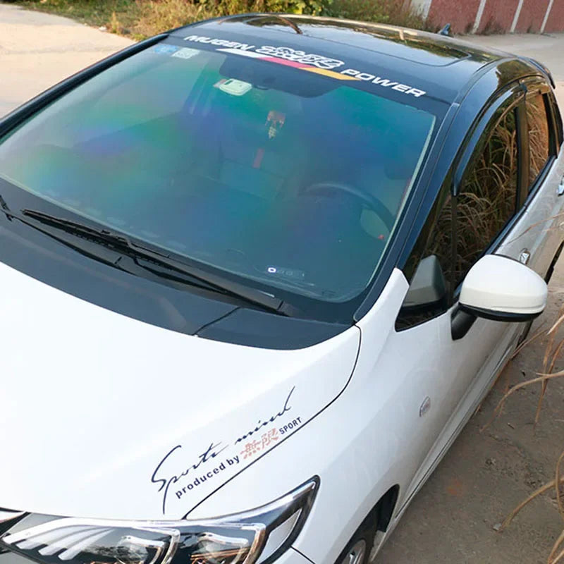 MUGEN Windshield Banner Vinyl Decal – 130 × 20 cm