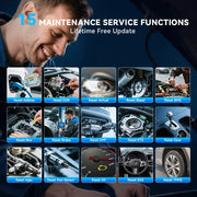 632 OBD2 Bi-Directional Diagnostic Scanner – 4-System / 15-Service