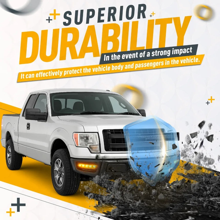 Steel Raptor-Style Front Bumper with LEDs for 2009–2014 Ford F-150