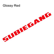 SUBIE GANG Windshield Vinyl Decal for Subaru – 100 × 7.8 cm