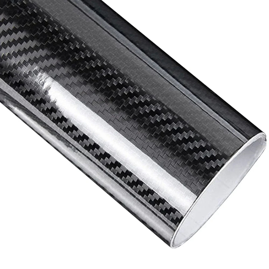 Carbon-Fiber-Look Vinyl Wrap – 2D to 6D Finishes
