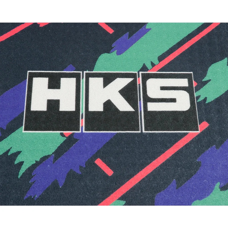 HKS Le Mans Confetti 4-Piece JDM Car Floor Mat Set