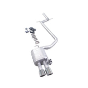 304 Stainless Steel Valved Cat-Back Exhaust System for Audi A5 B8 2009-2016