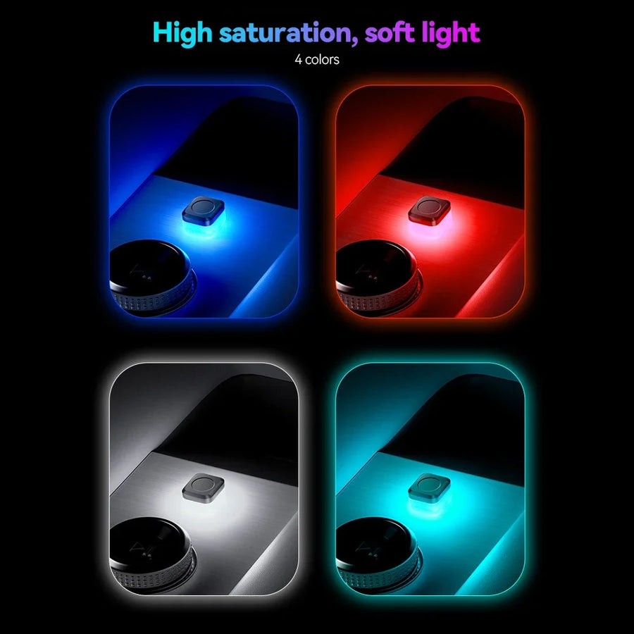 RGB LED Car Interior Ambient Lighting Kit