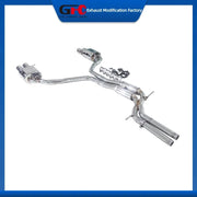 304 Stainless Steel Valved Cat-Back Exhaust System for Audi S4 B8 2009-2016