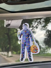 Michael Myers Halloween Christmas Lights Hanging Car Air Freshener