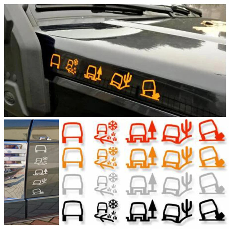 Off-Road Terrain Icon Reflective SUV Decal