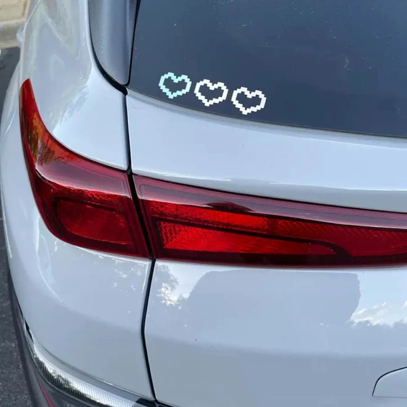 6cm Love Heart Car Window and Bumper Decal