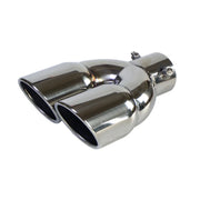 Universal Dual-Outlet Exhaust Tip, 3/3.0-Inch