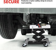 450-lb Low-Profile Transmission Jack with Safety Straps