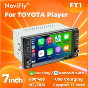 7-Inch CarPlay Receiver for Toyota Vios, Crown, Camry, Hiace, Previa, Corolla, RAV4 and Prado