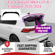 Rear Roof Spoiler for Volkswagen Golf MK8 GTI/R 2020-2024