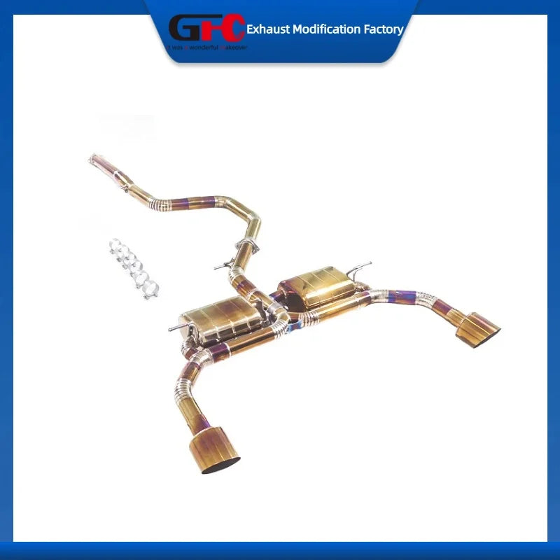 Titanium Alloy Valved Cat-Back Exhaust System for Hyundai Elantra N 2.0T 2024-2025