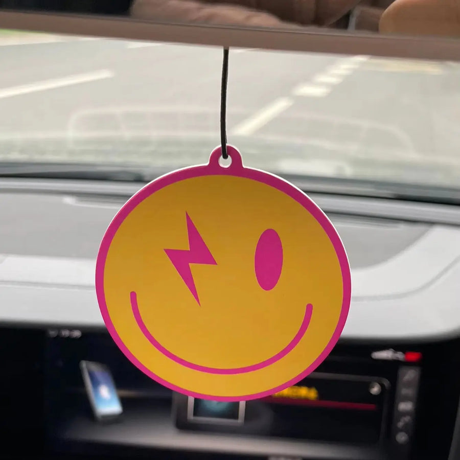 Smiley Face/Freesia Fresh Scent Car Air Freshener