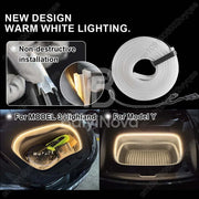 LED Front Trunk Ambient Light Strip for Tesla Model 3 and Model Y 2021–2025