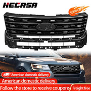 Gloss Black Upper Grille for 2016–2017 Ford Explorer