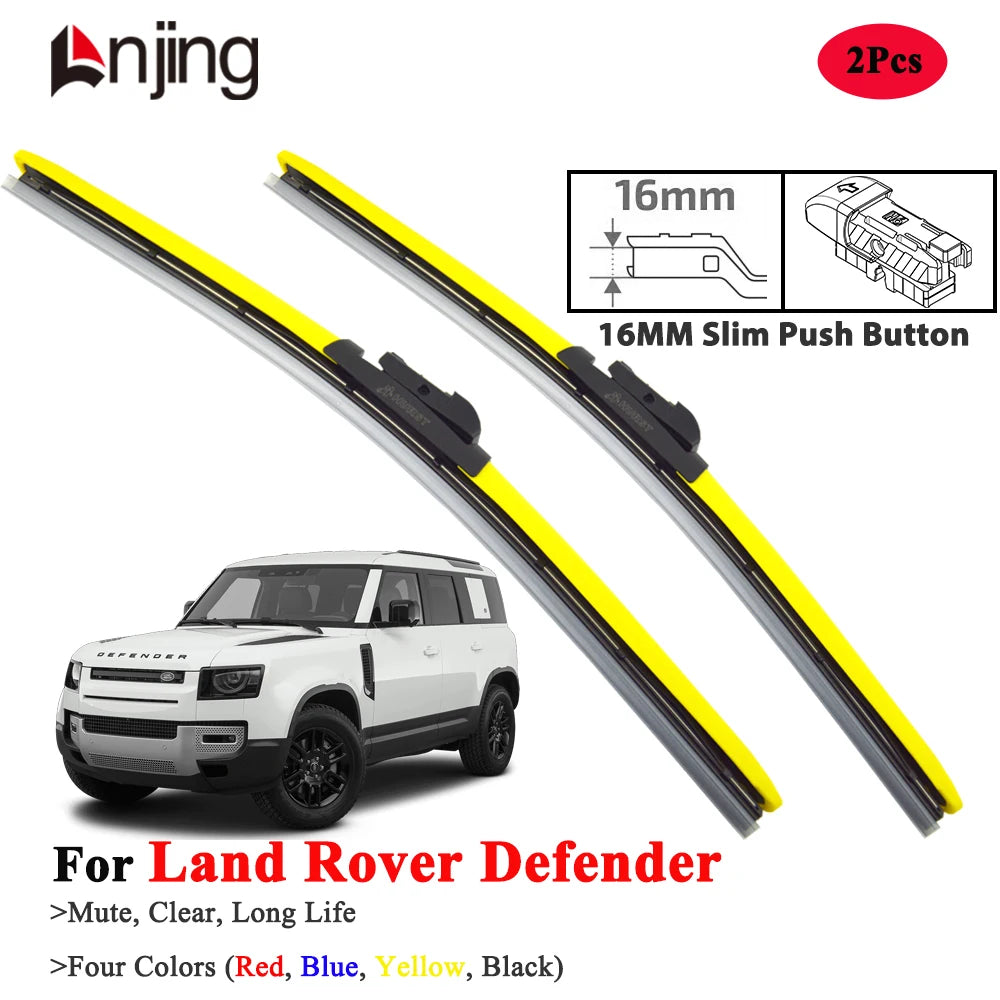 Windshield Wiper Blade Set for Land Rover Defender 90 110 130 -Now and Newer 1990