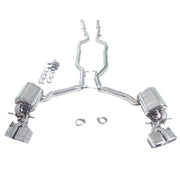 304 Stainless Steel Valved Cat-Back Exhaust System for Mercedes-Benz CLS 63 c218 5.5T 2010-2017