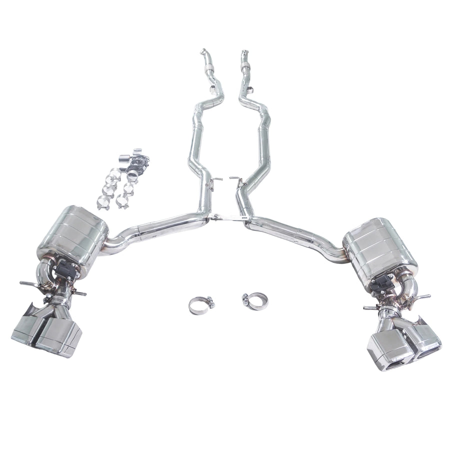 304 Stainless Steel Catback Valvetronic Exhaust System for Mercedes-Benz 5.5T 2010-2017 Valve
