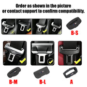 1/2-Piece Silicone Car Seat Belt Buckle Protective Cover Decorative for BMW E90 G80 M3 G30 M5 F82