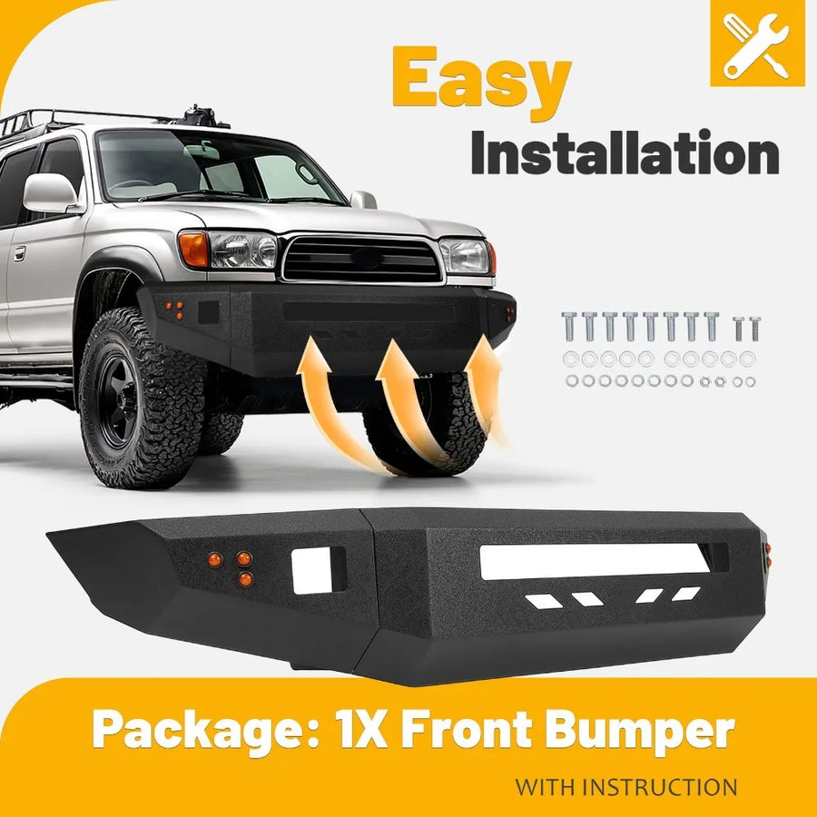 Full-Width Steel Front Bumper for 1996–2002 Toyota 4Runner
