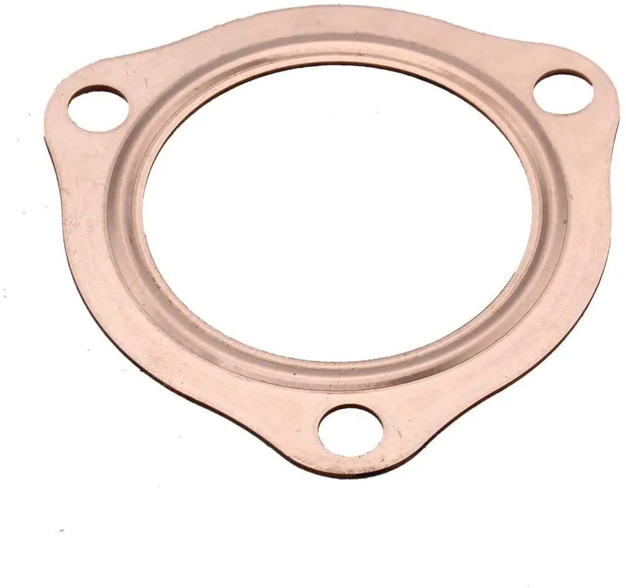2 x 2.5" Universal Copper Header Exhaust Collector Gaskets Flanges 3-Hole 2-1/2"