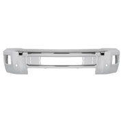 Chrome and Black Front Bumper for Chevrolet Silverado HD 2015-2019
