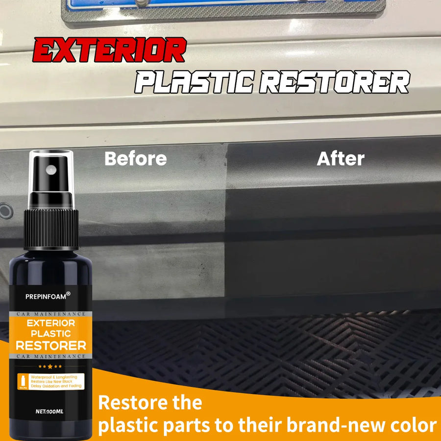 Back-to-Black Automotive Plastic Trim Restorer