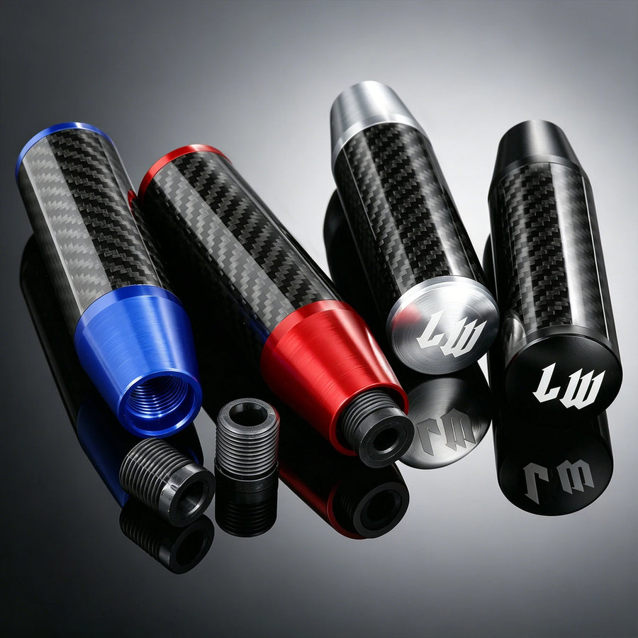 13cm Carbon-Fiber-style Manual Gear Shift Knob