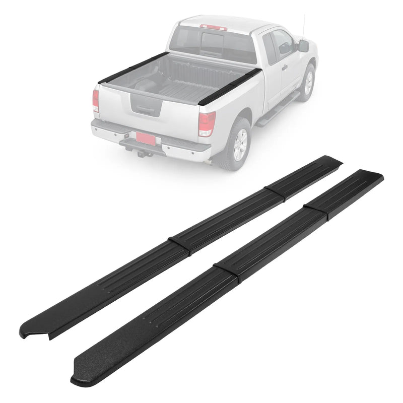 Bed Rail Cap Pair for Nissan Titan King Cab 2004-2015